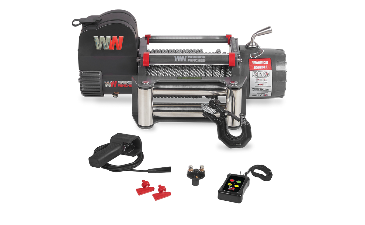 Samurai 8000 Electric Winch - 12v Steel Rope