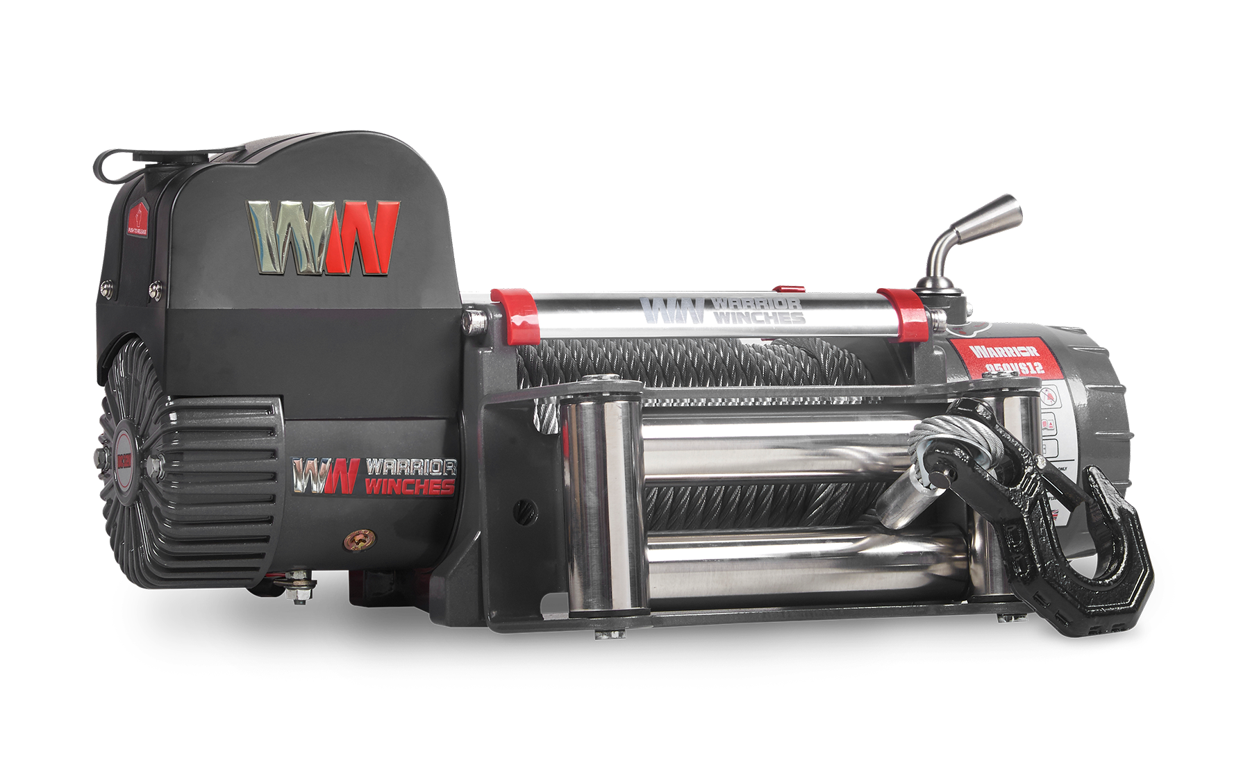 Samurai 12000 Electric Winch - 24v Steel Rope