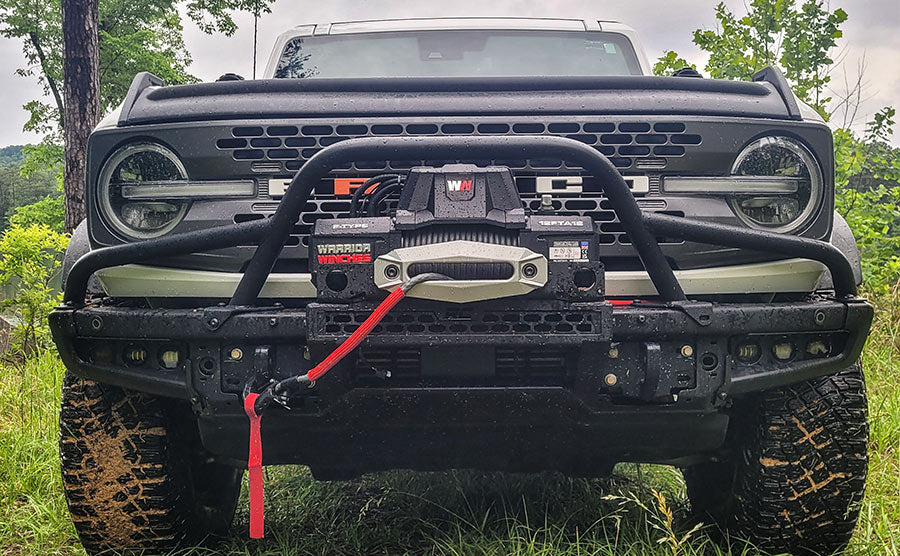 Gladiator F-Type 12500 Electric Winch - 12v Synthetic Rope