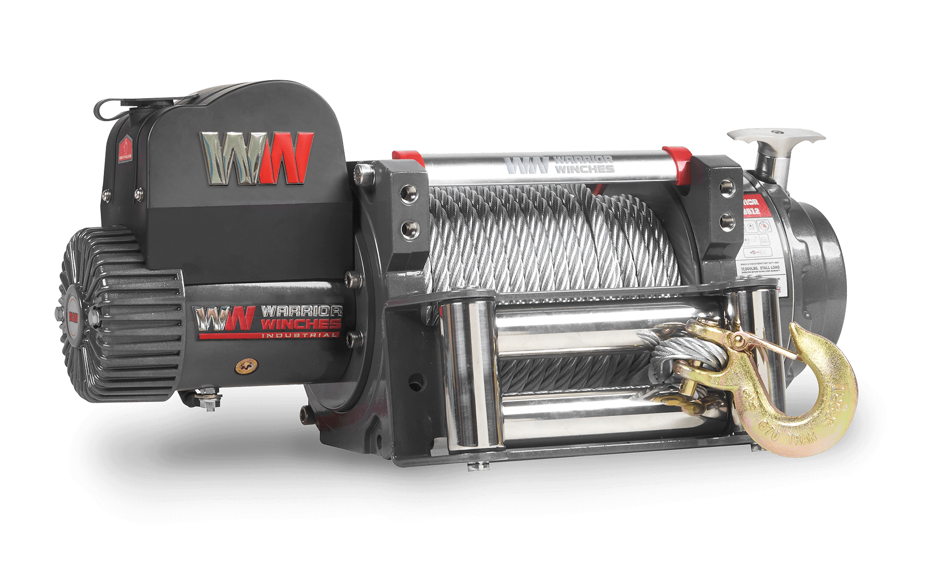 Samurai 17500 Electric Winch - 24v Steel Rope