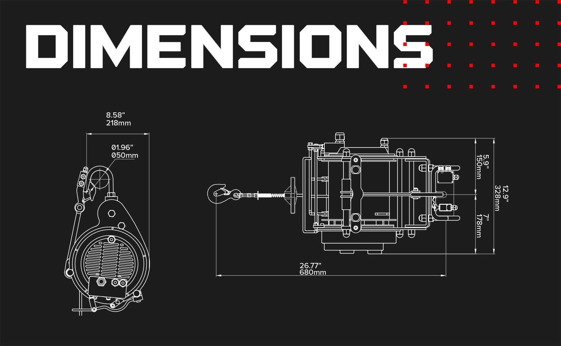Warrior 500kg Scaffold Hoist