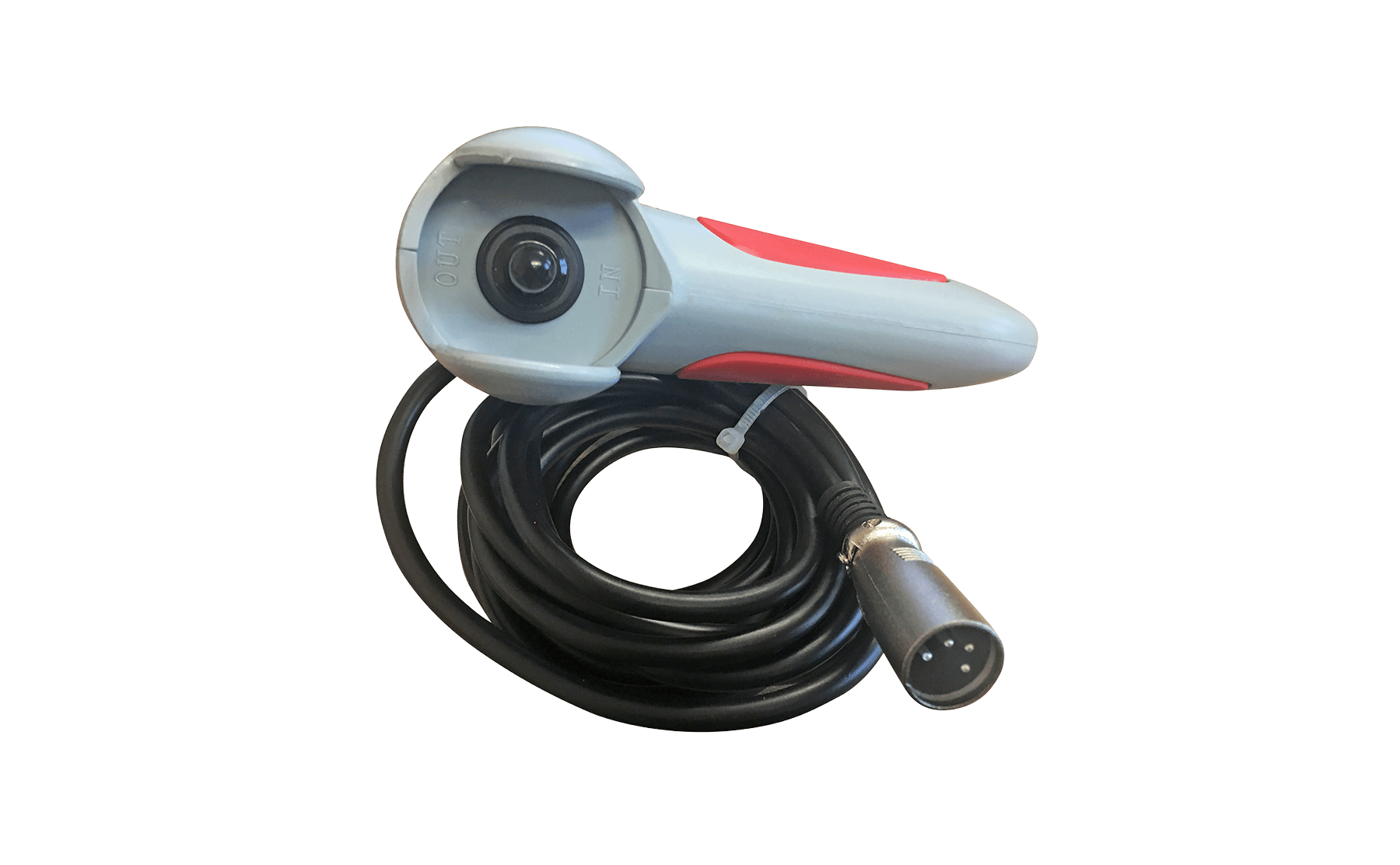 Warrior Hand Held Wired Remote - 4 Pin Metal Plug - Grey