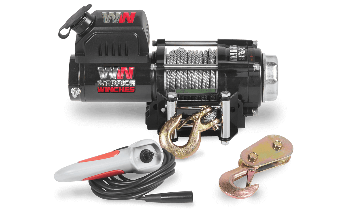 Ninja 3500 Electric Winch - 24v Steel Rope