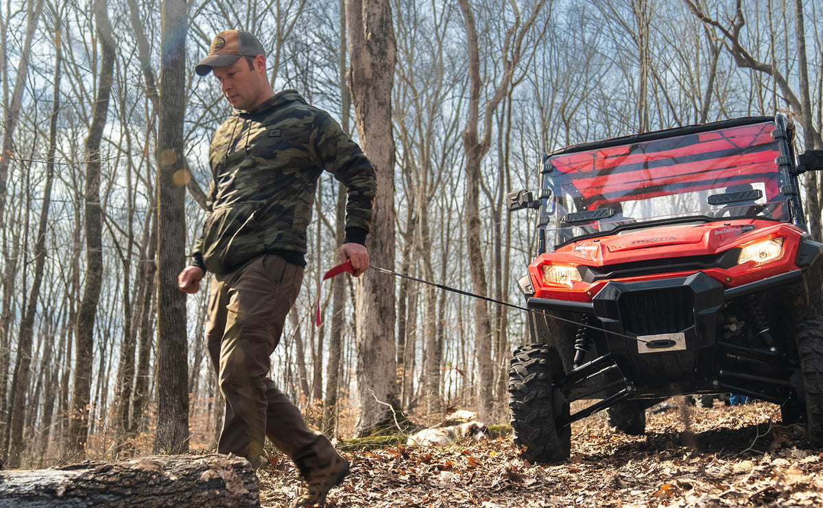 Stealth 4500lb Winch - 12v Steel Rope