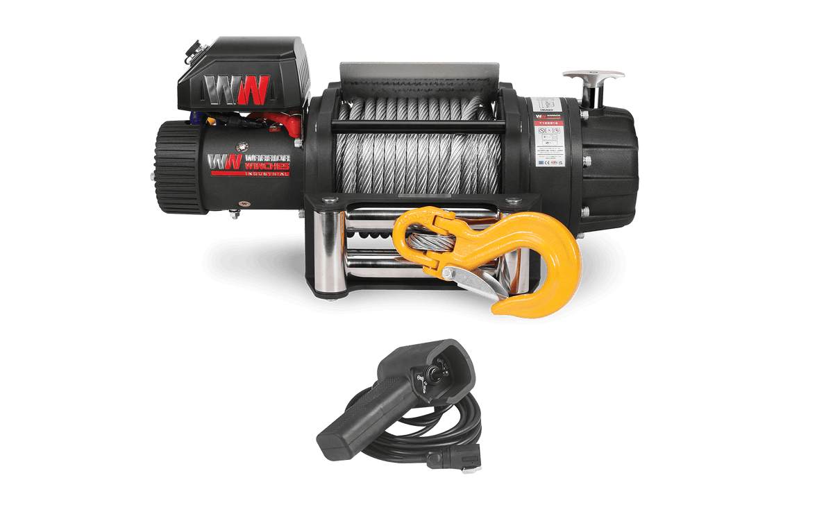 T1000 22000lb Electric Winch - 12v Steel Rope