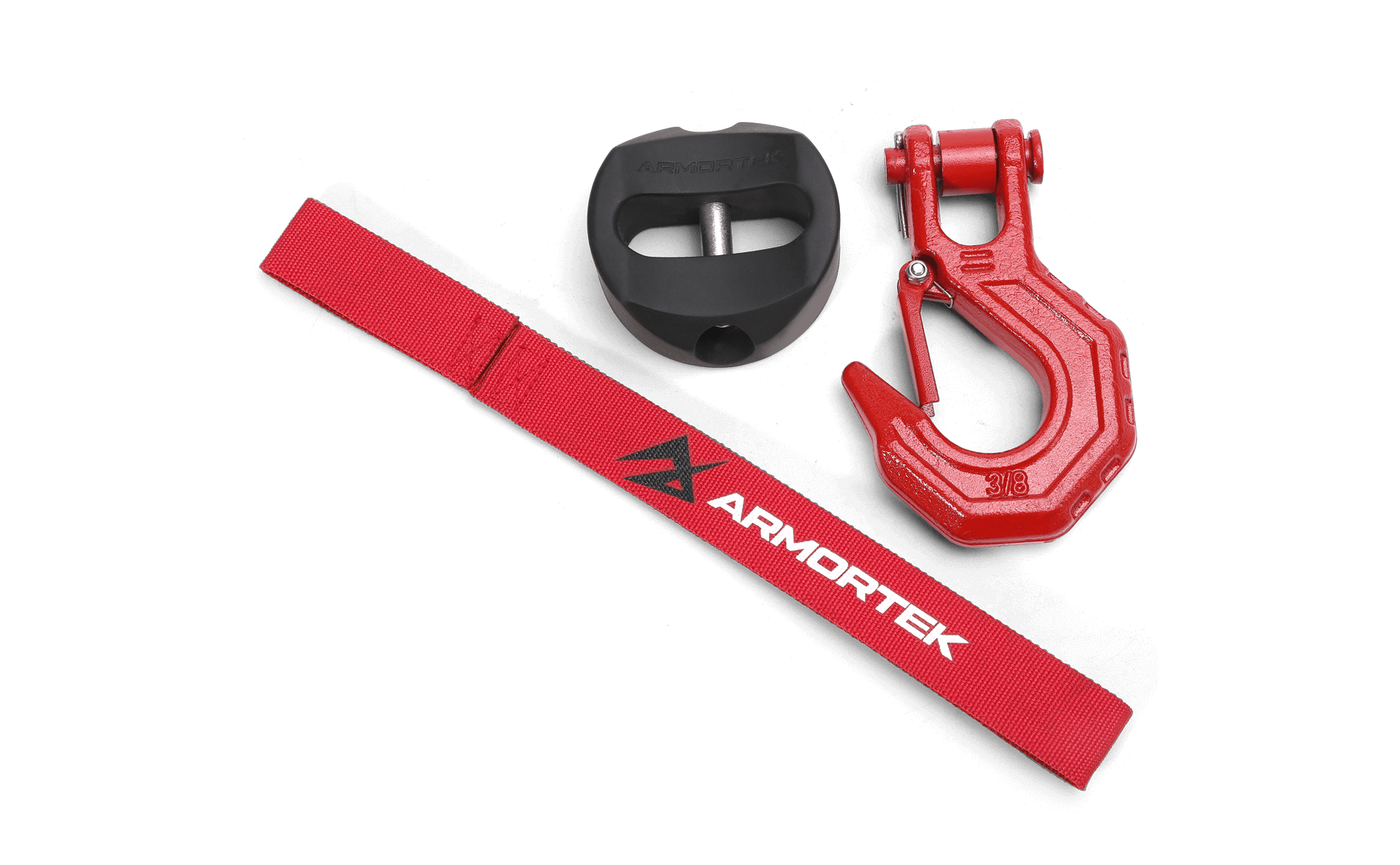 Armortek Red Hook Kit for 12 to 13mm Rope - MBL 10,000kg