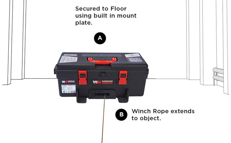 Trojan 4000 Portable Utility Winch