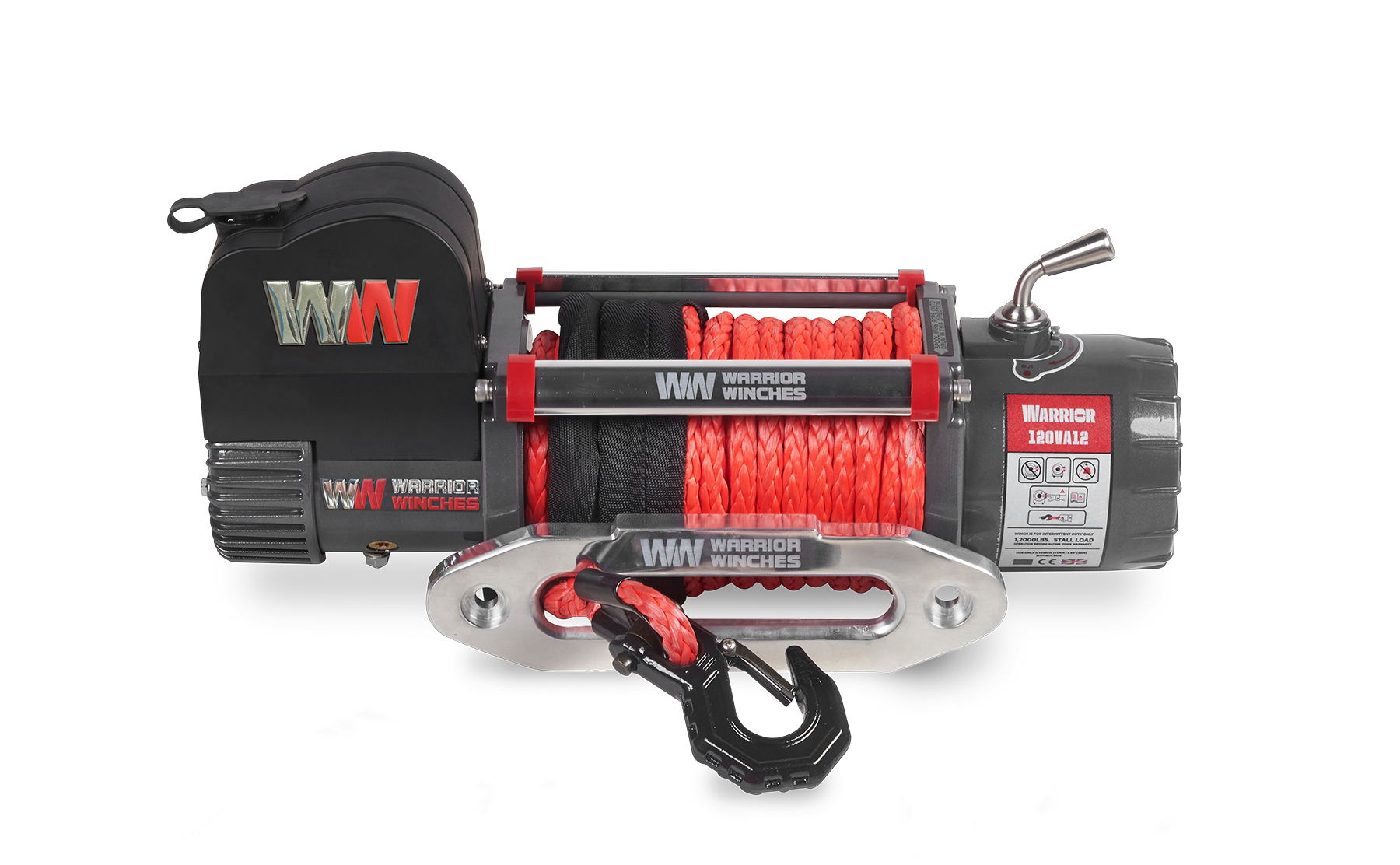 Samurai 12000 Electric Winch - 24v Synthetic Rope