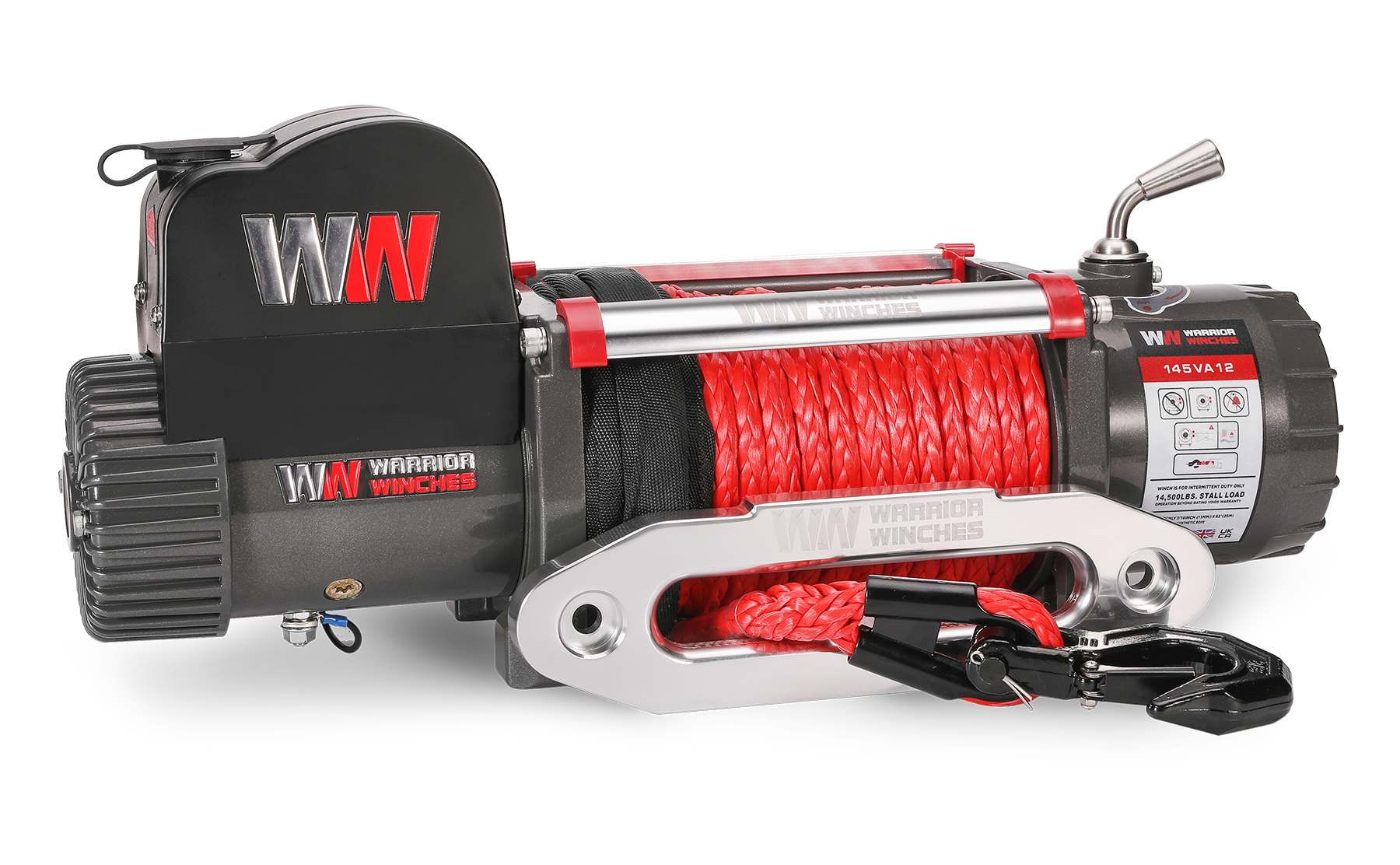 Samurai 14500 Electric Winch - 12v Synthetic Rope