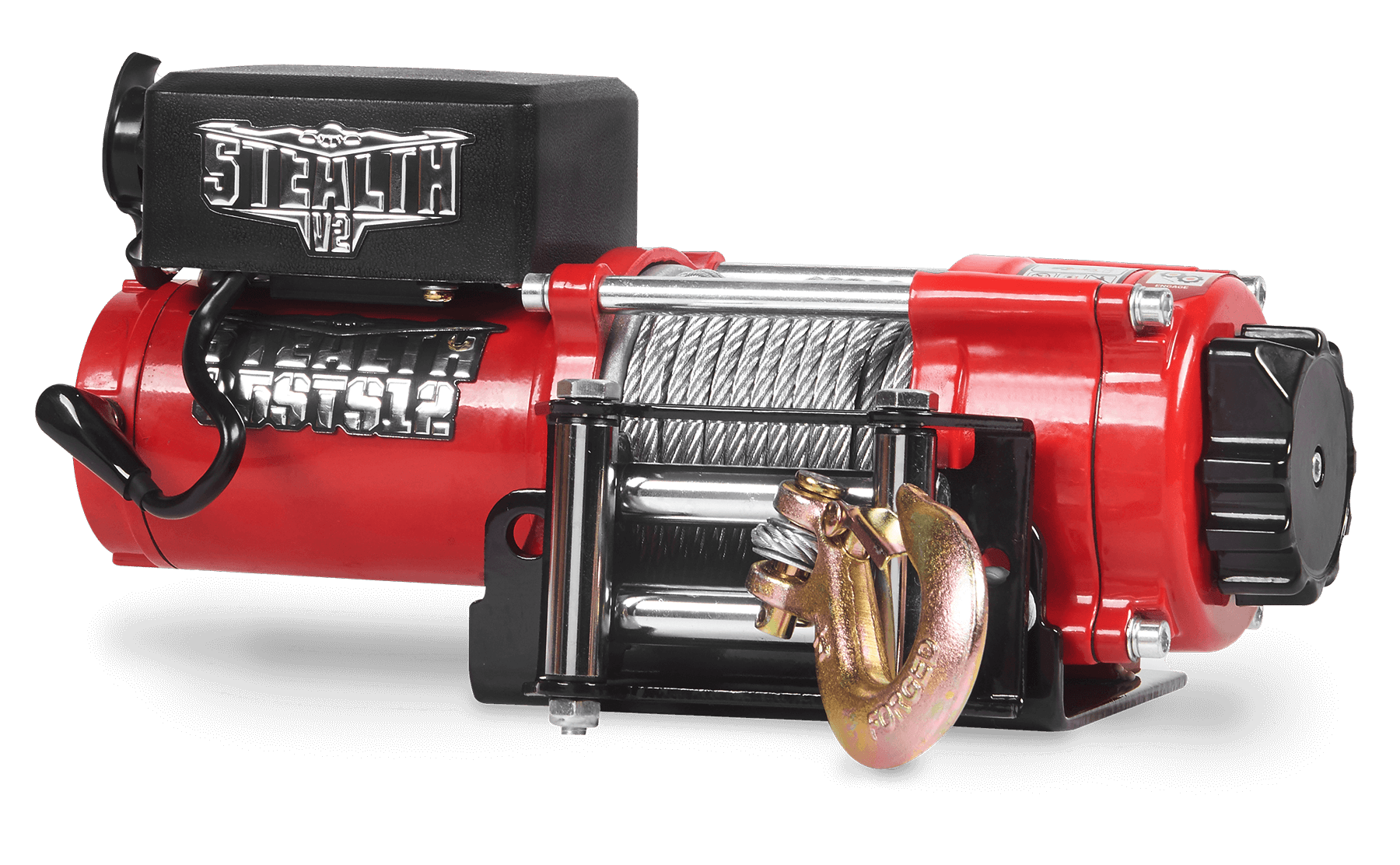 Stealth 3500lb Winch - 12v Steel Rope