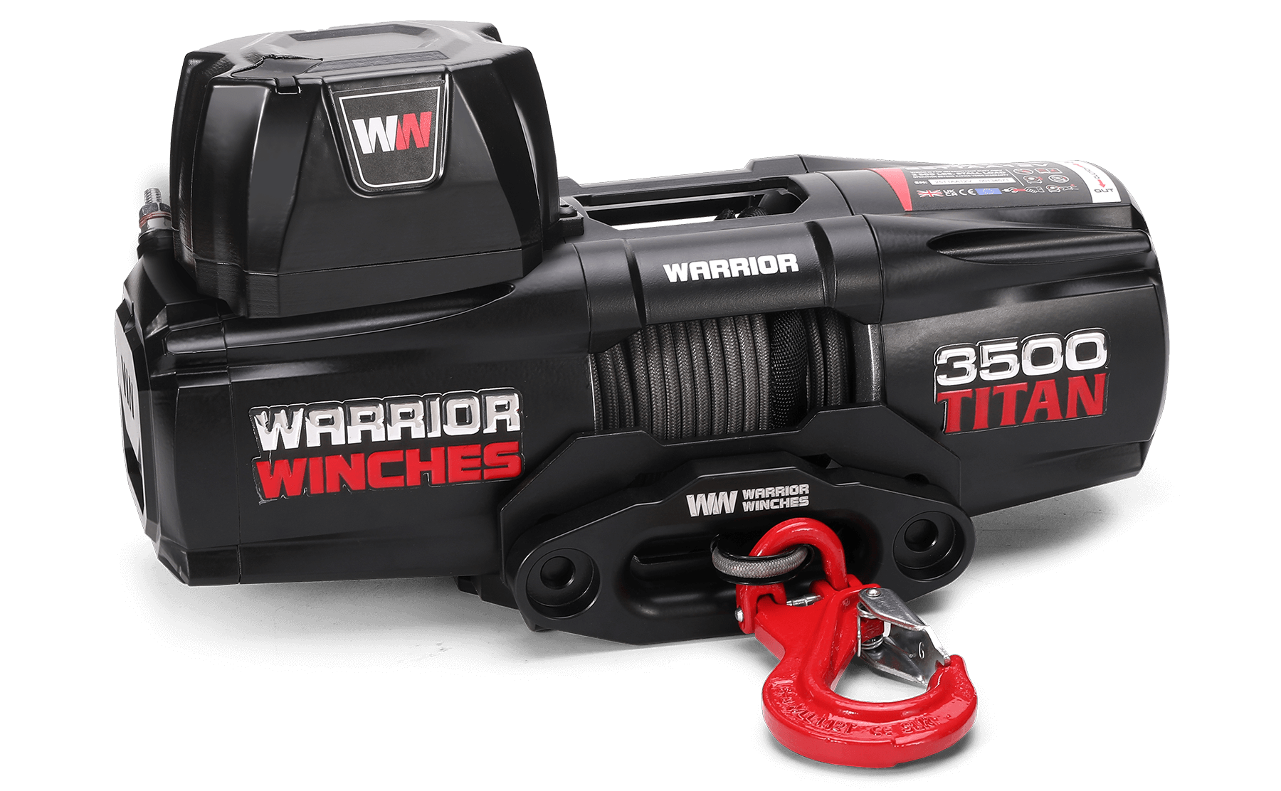 Titan 3500 Electric Winch - 12v Synthetic Rope