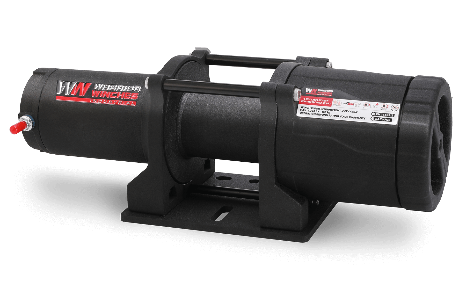 EH1000 Short Drum 12v Industrial Hoist