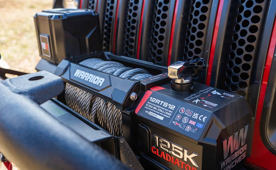 Gladiator R-Type 12500 Electric Winch - 12v Steel Rope