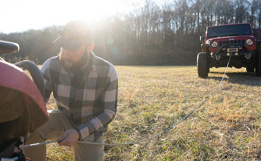 Gladiator R-Type 12500 Electric Winch - 12v Steel Rope