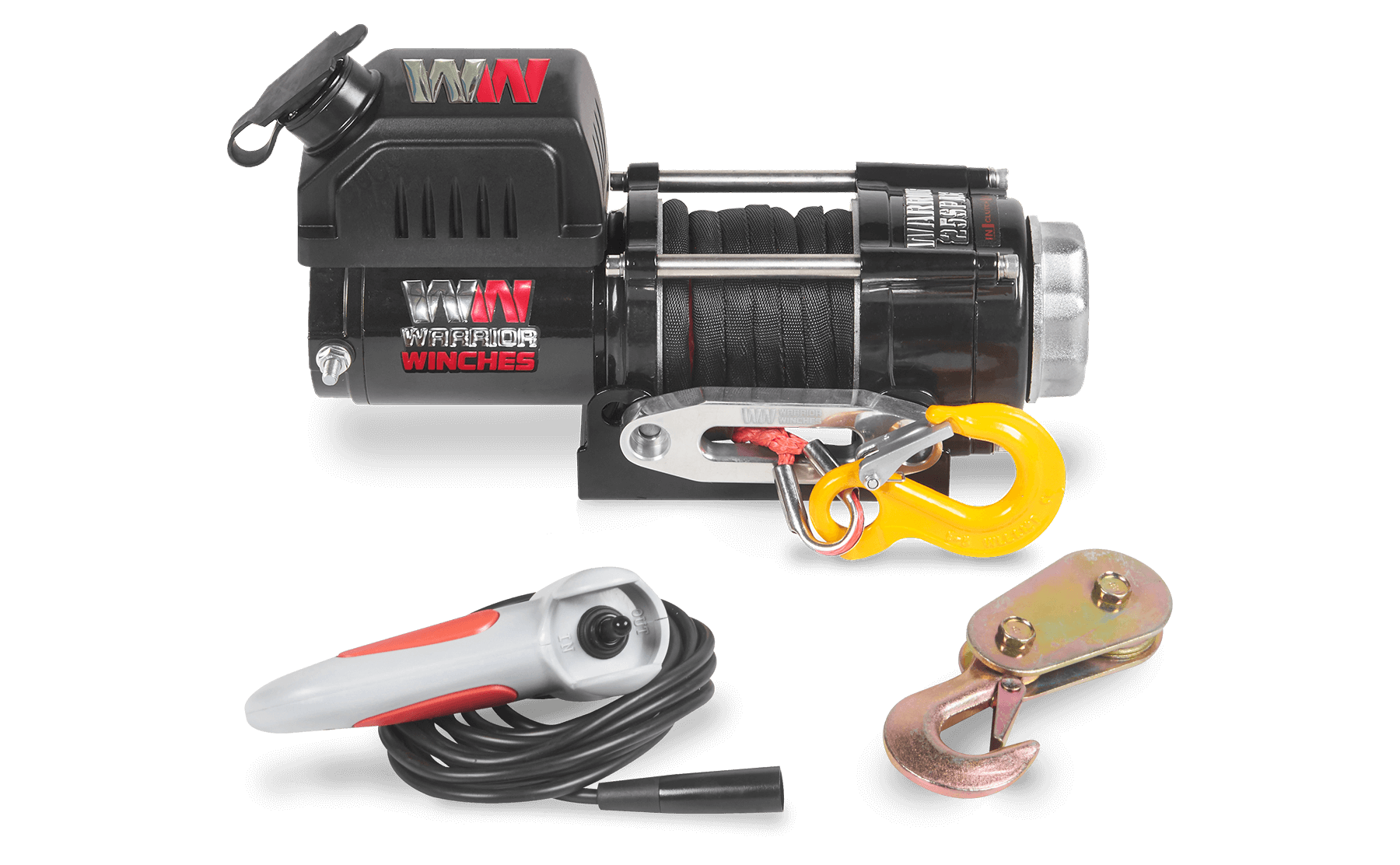 Ninja 2500 Electric Winch - 24v Synthetic Rope