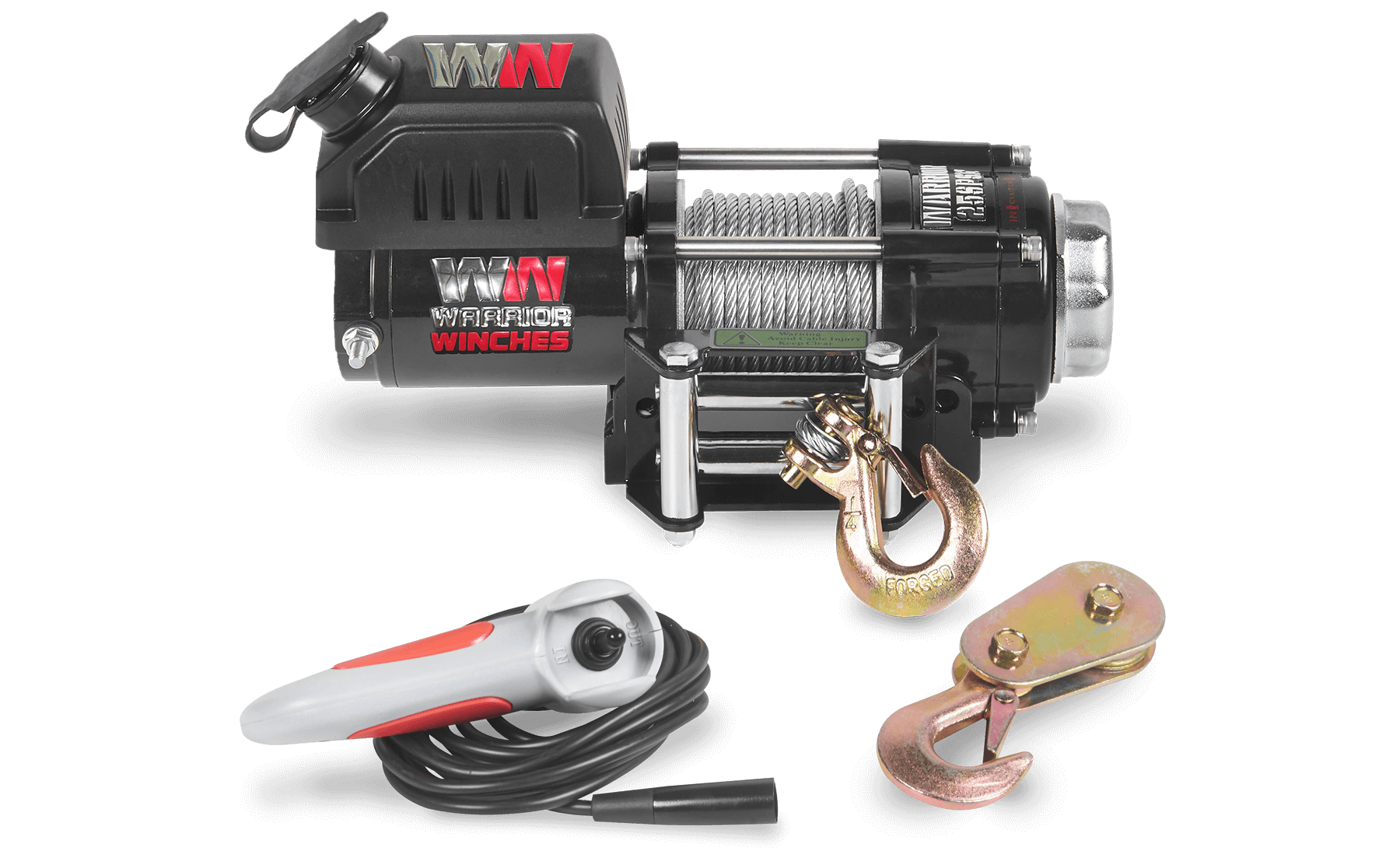 Ninja 2500 Electric Winch - 12v Steel Rope