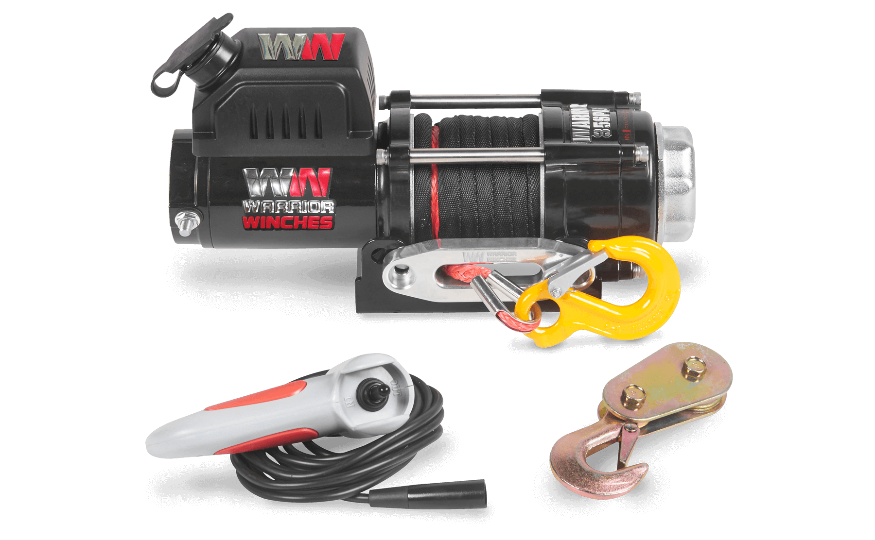 Ninja 3500 Electric Winch - 24v Synthetic Rope