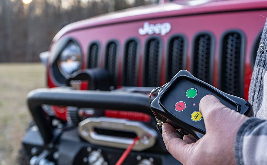 Samurai 12000 Electric Winch - 12v Synthetic Rope