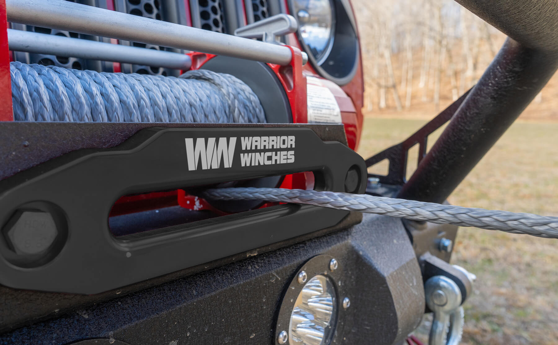 Stealth 13500lb Winch - 12v Steel Rope