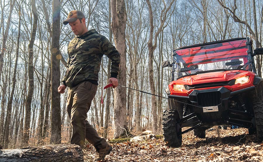 Stealth 4500lb Winch - 12v Synthetic Rope