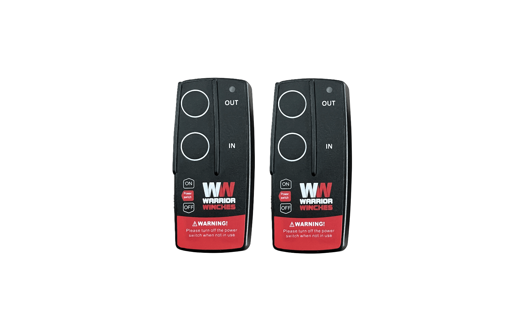 Dual Voltage 12v and 24v Wireless Winch Control Twin Pack