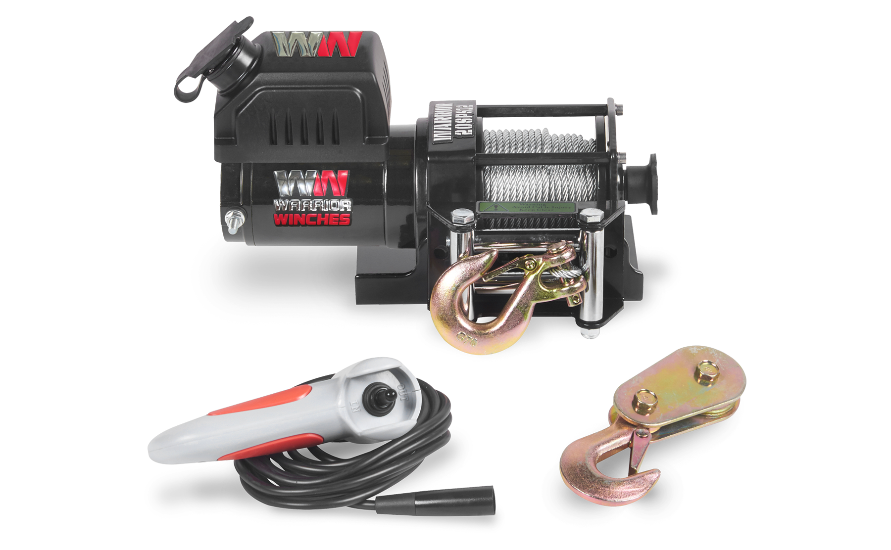 Ninja 2000 Electric Winch - 24v Steel Rope