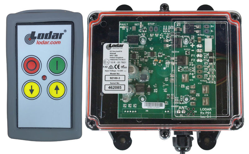 Close up of Lodar Wireless Remote
