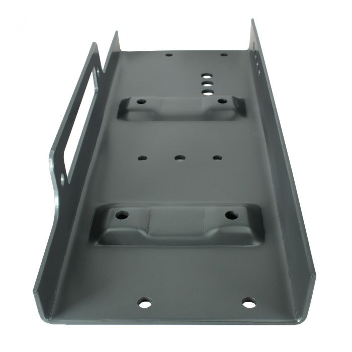 Winch Mounting Plate up to 15000 lb Winches Winch Tray for Recovery Truck raised close up