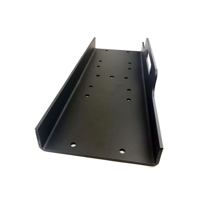 Winch Mounting Plate for Warrior 6000 Large Drum left side view