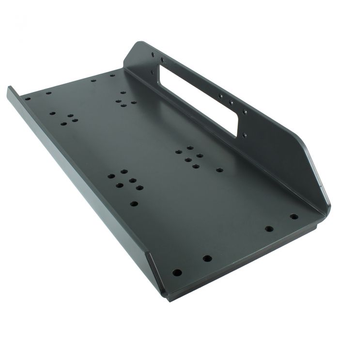 Warrior ISTR18 Mounting Plate for RV Model Winches rear left view