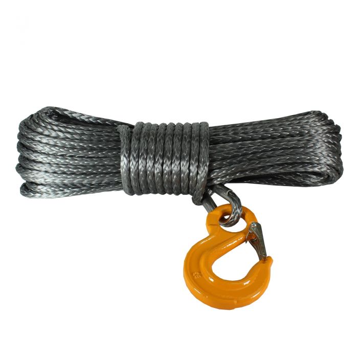 Warrior Black Edition Synthetic Winch Rope 10mm x 30m